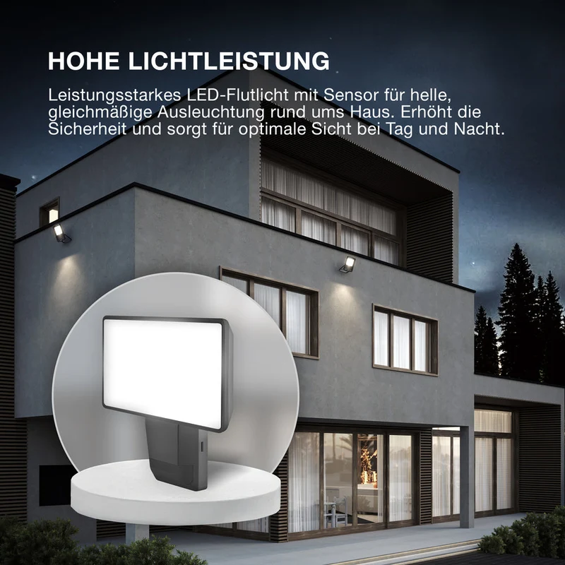 OSRAM LED Faretto, lampada per applicazioni esterne, bianco freddo, 151,0 mm x 56,0 mm x 205,0 mm, ENDURA PRO FLOOD