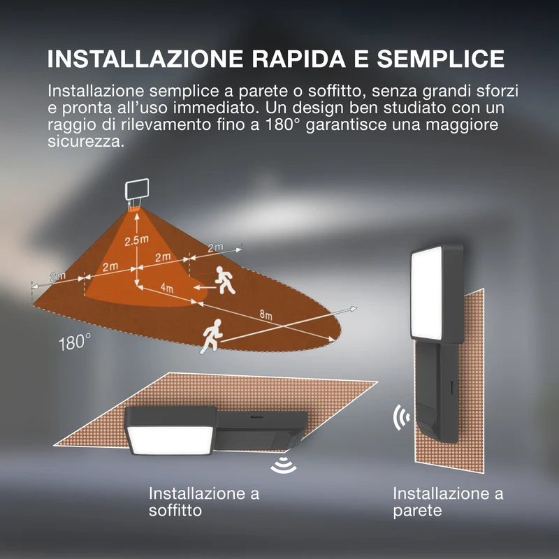 OSRAM LED Faretto, lampada per applicazioni esterne, bianco freddo, 151,0 mm x 56,0 mm x 205,0 mm, ENDURA PRO FLOOD