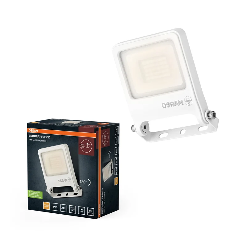 OSRAM ENDURA® FLOOD Bianco Caldo 20 W 3000 K WT
