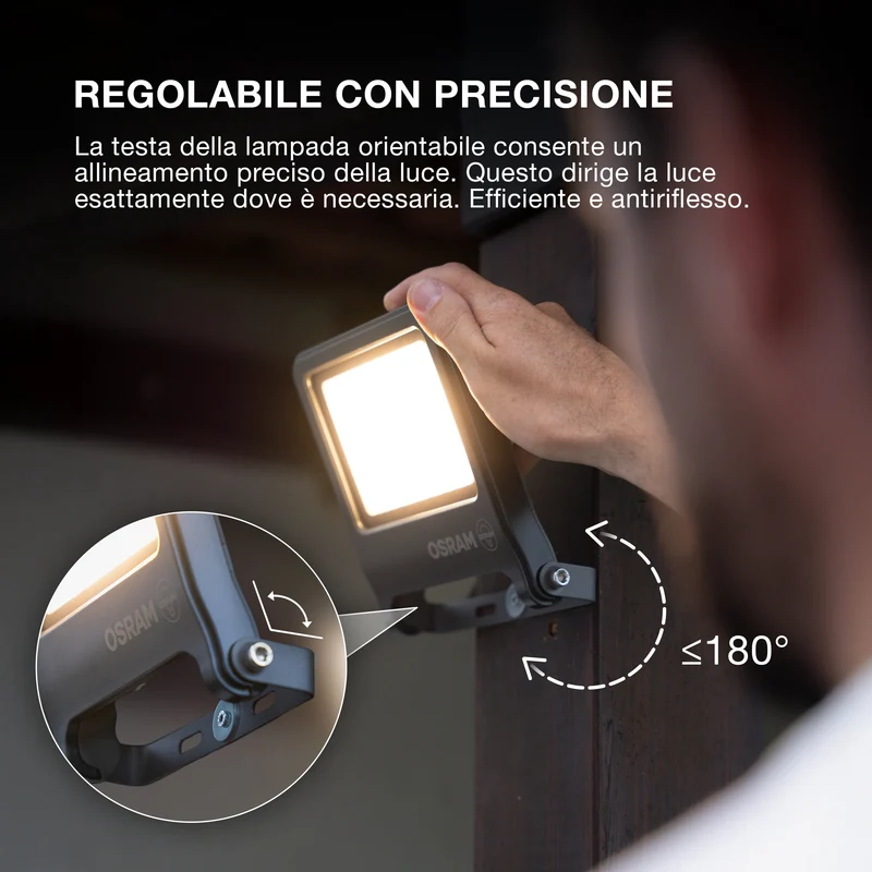 OSRAM ENDURA® FLOOD Bianco Caldo 30 W 3000 K WT