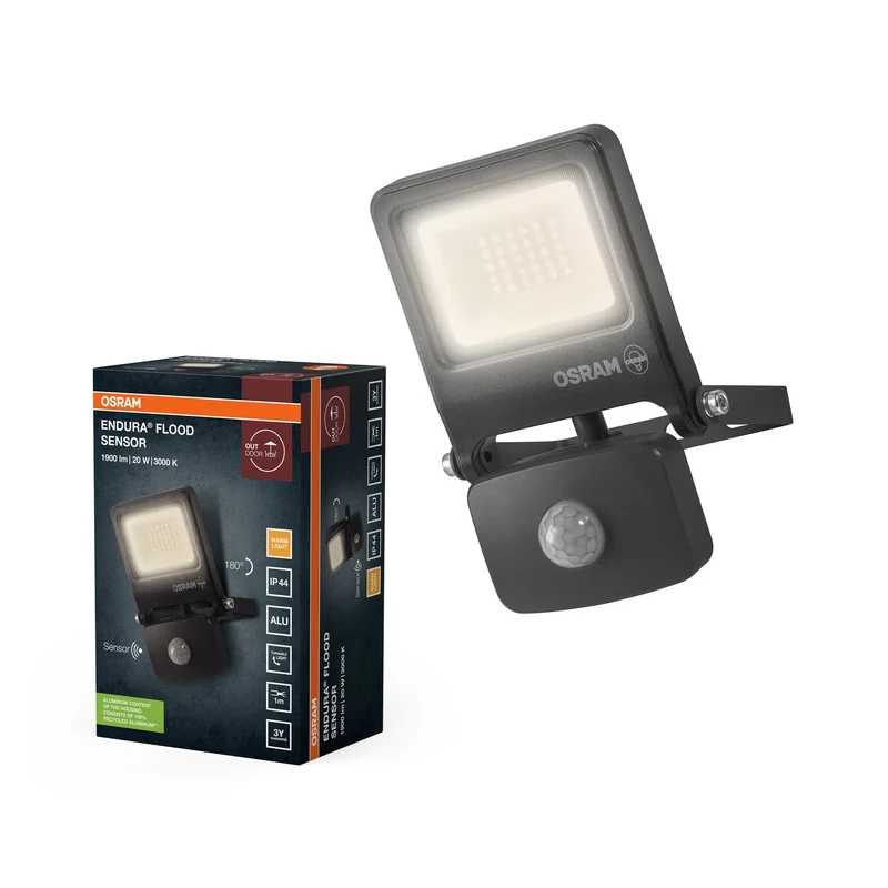 OSRAM ENDURA® FLOOD Sensore Bianco Caldo 20 W 3000 K DG