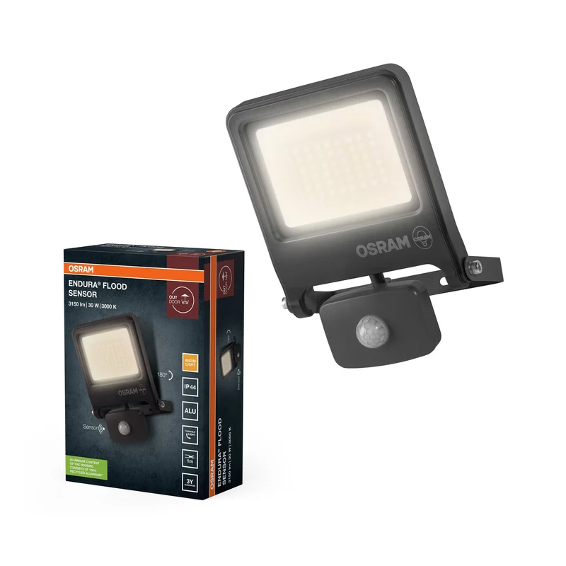 OSRAM ENDURA® FLOOD Sensore Bianco Caldo 30 W 3000 K DG