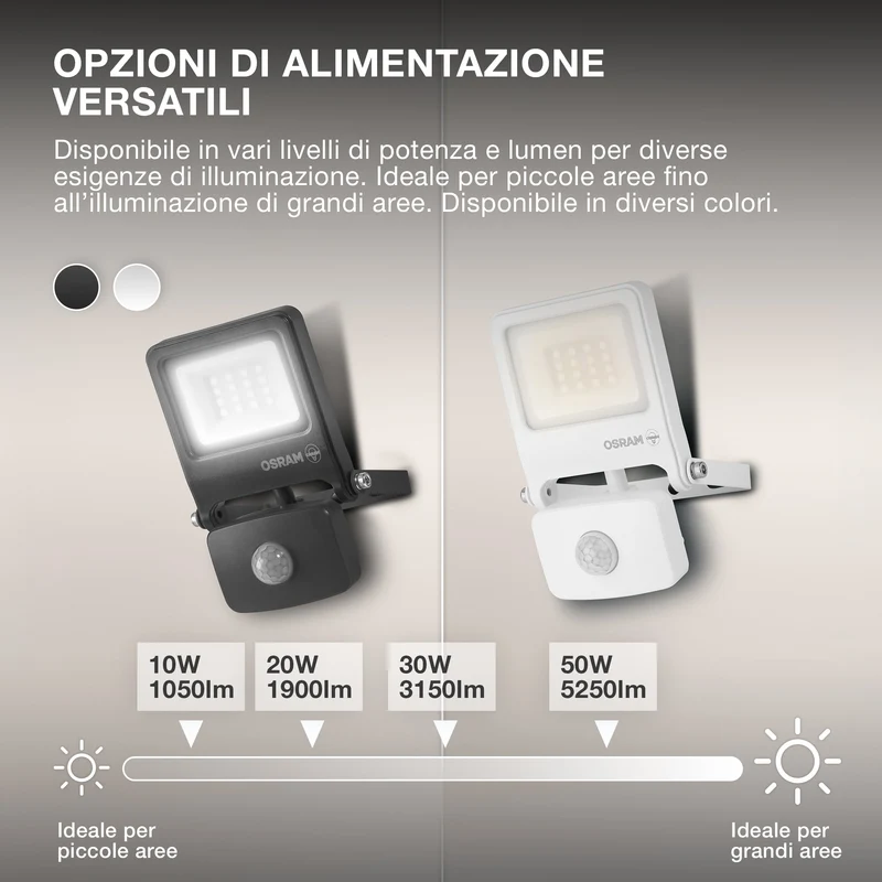 OSRAM ENDURA® FLOOD Sensore Bianco Caldo 50 W 3000 K DG