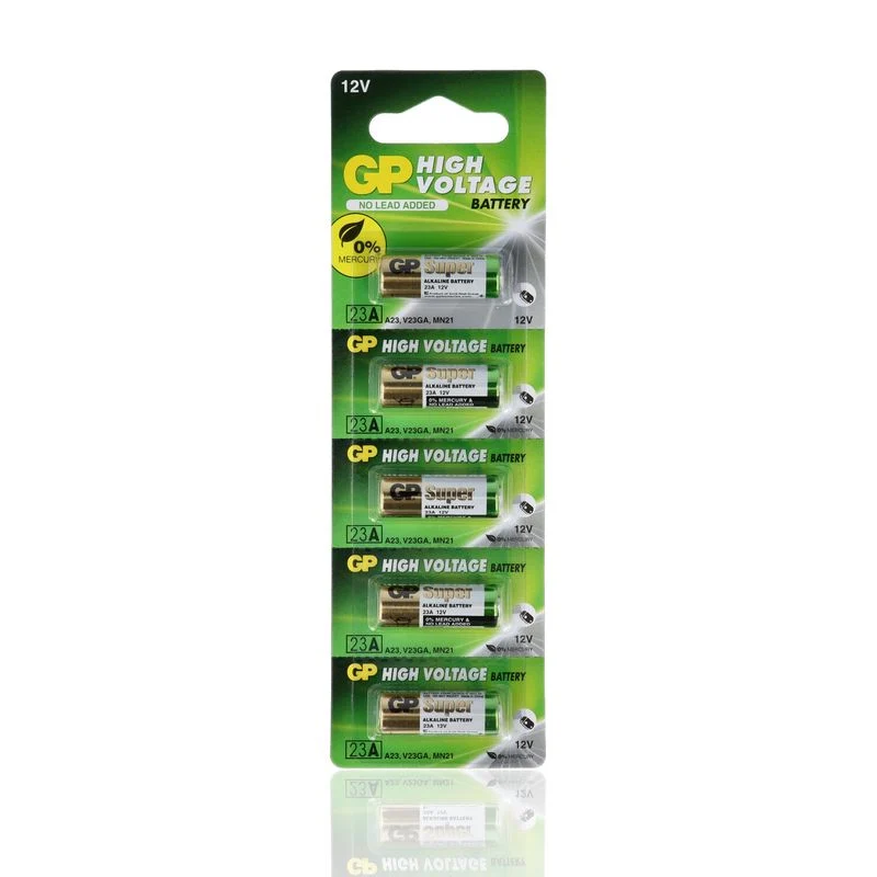 5 Batterie Gp Specialistica da 12V, Lrv08, Blister