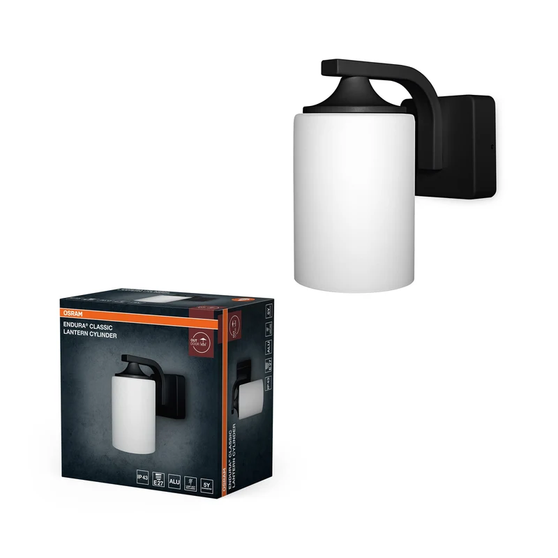 OSRAM ENDURA® CLASSIC LANTERNA CILINDRO E27 BK