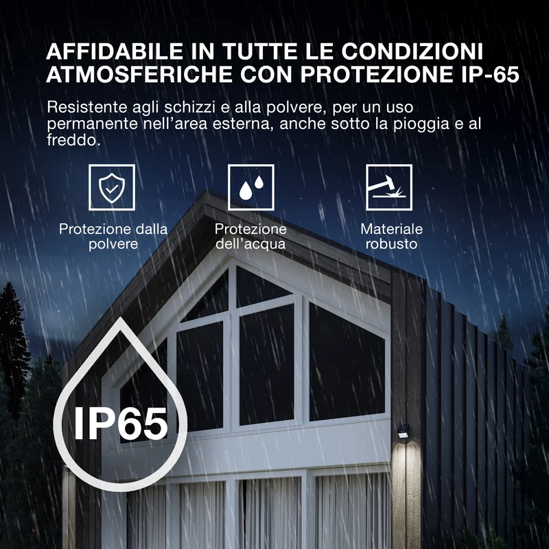 OSRAM ENDURA STYLE SOLAR FARETTO DOPPIO con sensore 2,90W / 3000K Bianco caldo