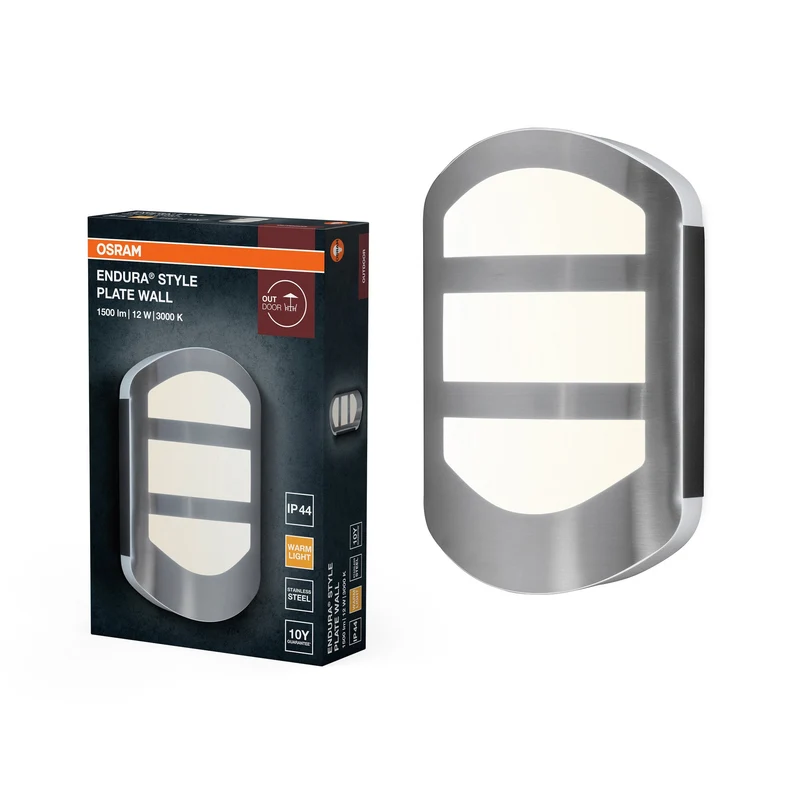 OSRAM ENDURA® Style Piastra Lampada da Parete LED 12W / 3000K Bianco Caldo