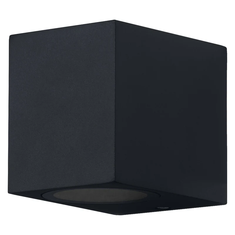 OSRAM ENDURA Square Down lampada da parete esterna, nero, GU10