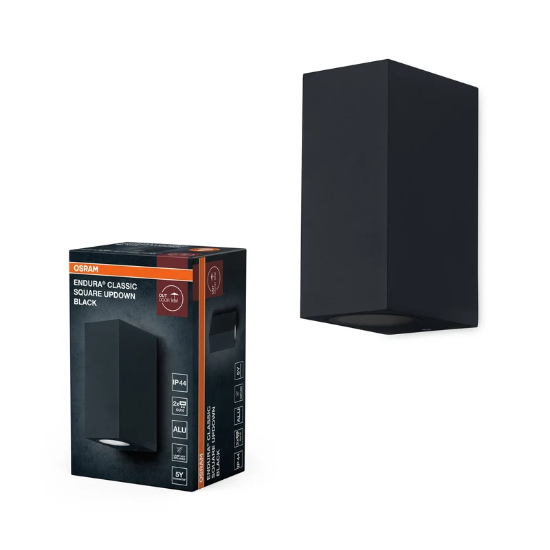 OSRAM ENDURA Square Updown lampada da parete esterna, GU10