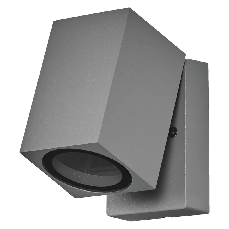 OSRAM ENDURA Classic Cube lampada da parete esterna, argento, GU10