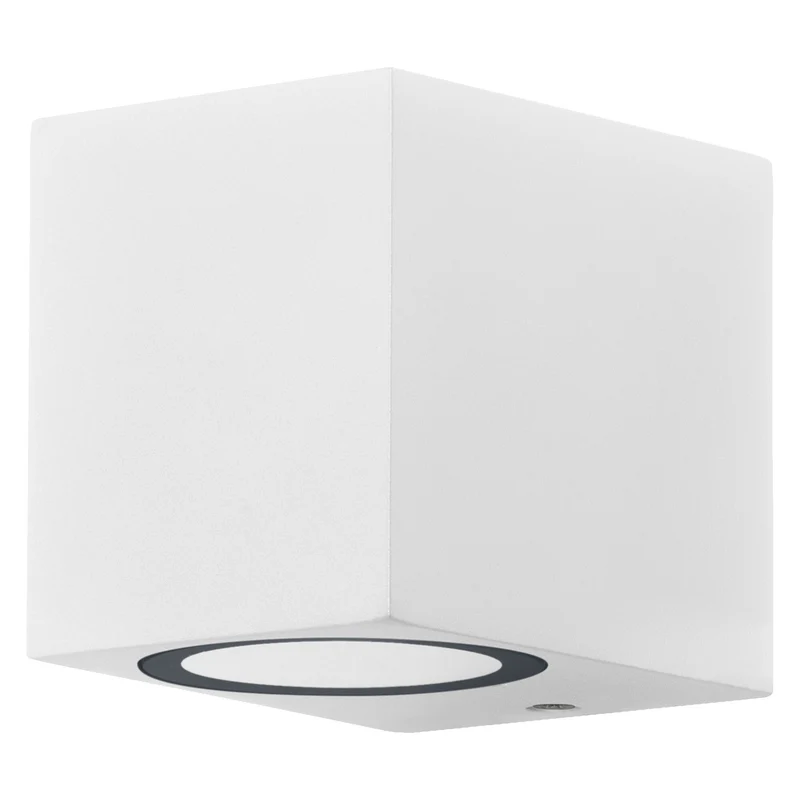 OSRAM ENDURA Square Down lampada da parete esterna, bianca, GU10