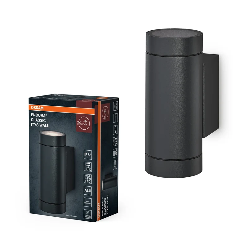 OSRAM ENDURA CLASSIC ITYS W lampada da parete esterna, grigio scuro