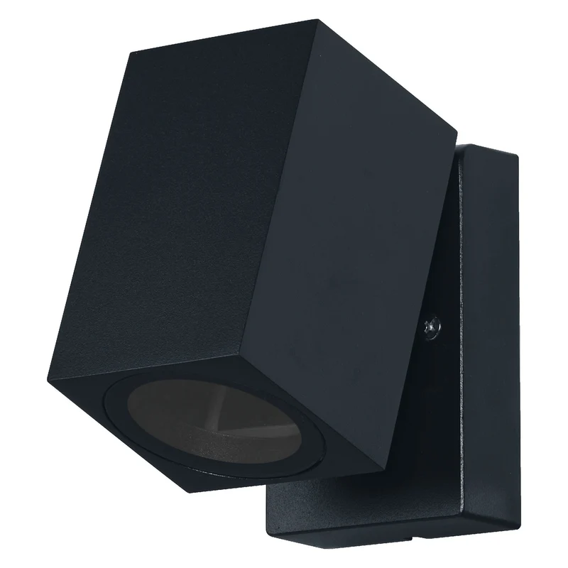 OSRAM ENDURA Classic Cube lampada da parete esterna, nera GU10