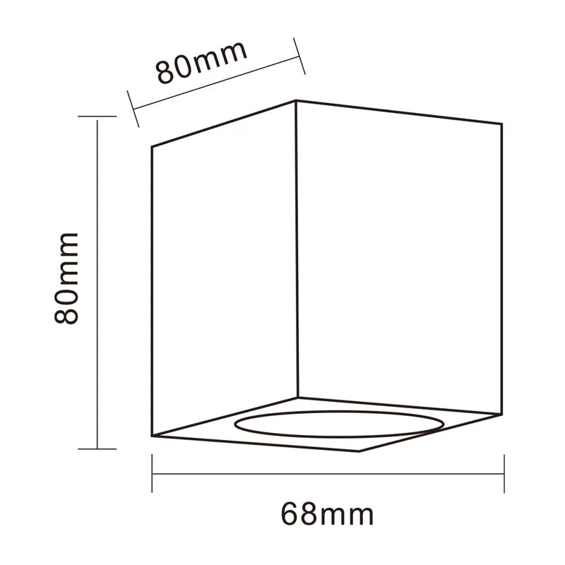 Applique da esterno GU10 ES54-N