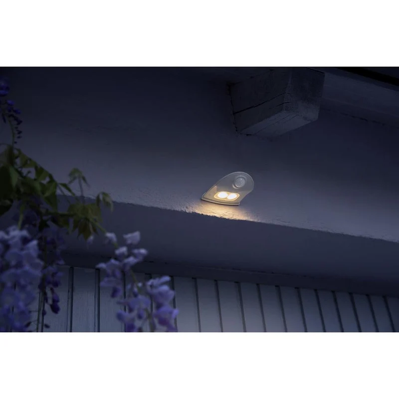 OSRAM Lampada da parete esterna a LED a batteria IP54 con sensore