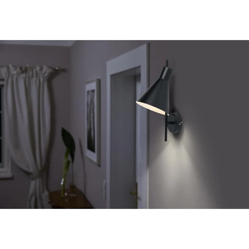 OSRAM DECOR Tokio Applique da parete, 3000K, 5W, 300lm, Nero