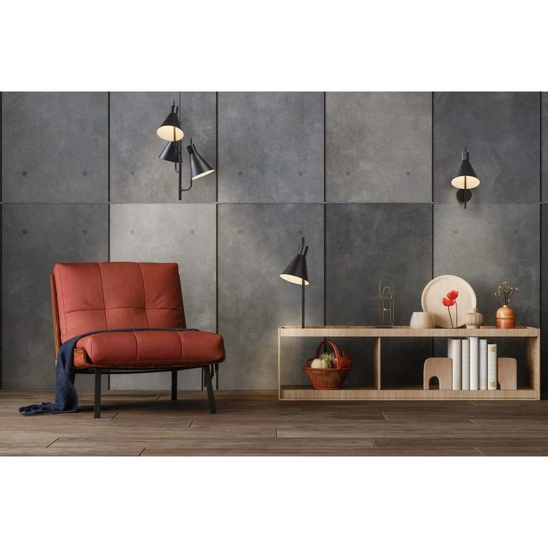 OSRAM DECOR Tokio Lampada da tavolo, 5W, 3000K 260lm, Nero