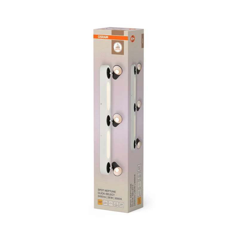 OSRAM DECOR SPOT NEPTUNE lampada da soffitto, 26W, 1.180lm, bianco