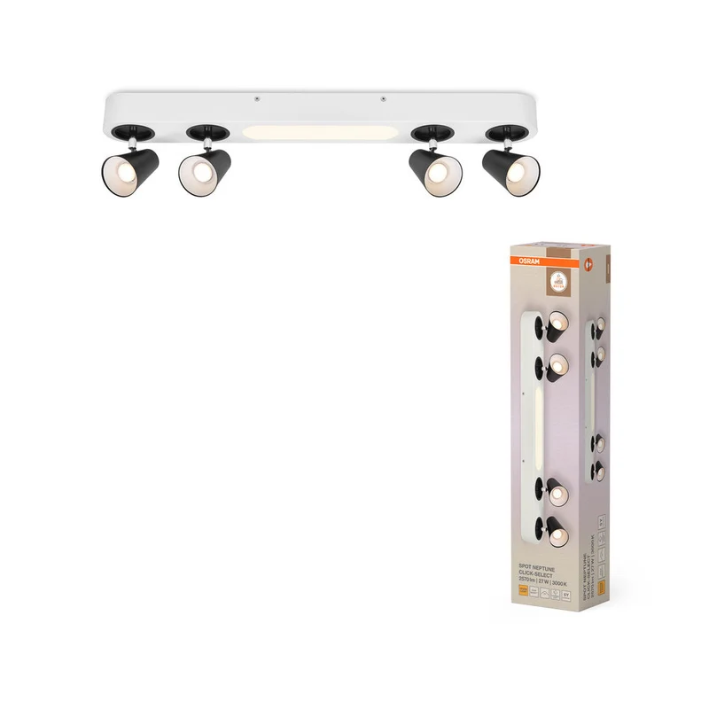 OSRAM DECOR SPOT NEPTUNE lampada da soffitto, 27W, 1.335lm, bianco