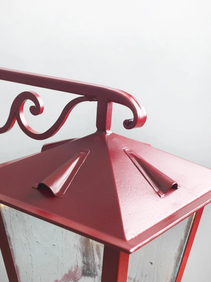 Casa Padrino Luxus Außen Laterne Gold B. 34.5 x H. 50 cm - Handgefertigte Laterne aus Schmiedeeisen - Luxus Kollektion - Edel & Prunkvoll