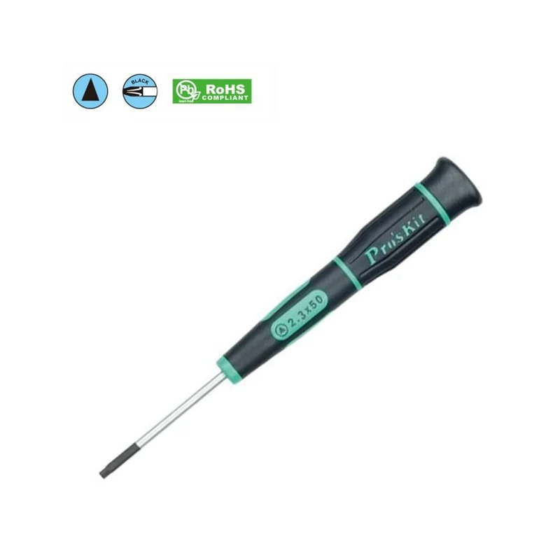 PRO'SKIT Cacciavite singolo con tappo girevole giravite di precisione con punta triangolare