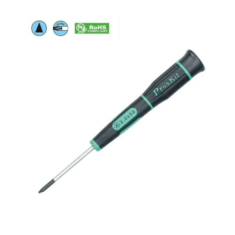 PRO'SKIT Cacciavite singolo di precisione tappo girevole, giravite con punta triangolare