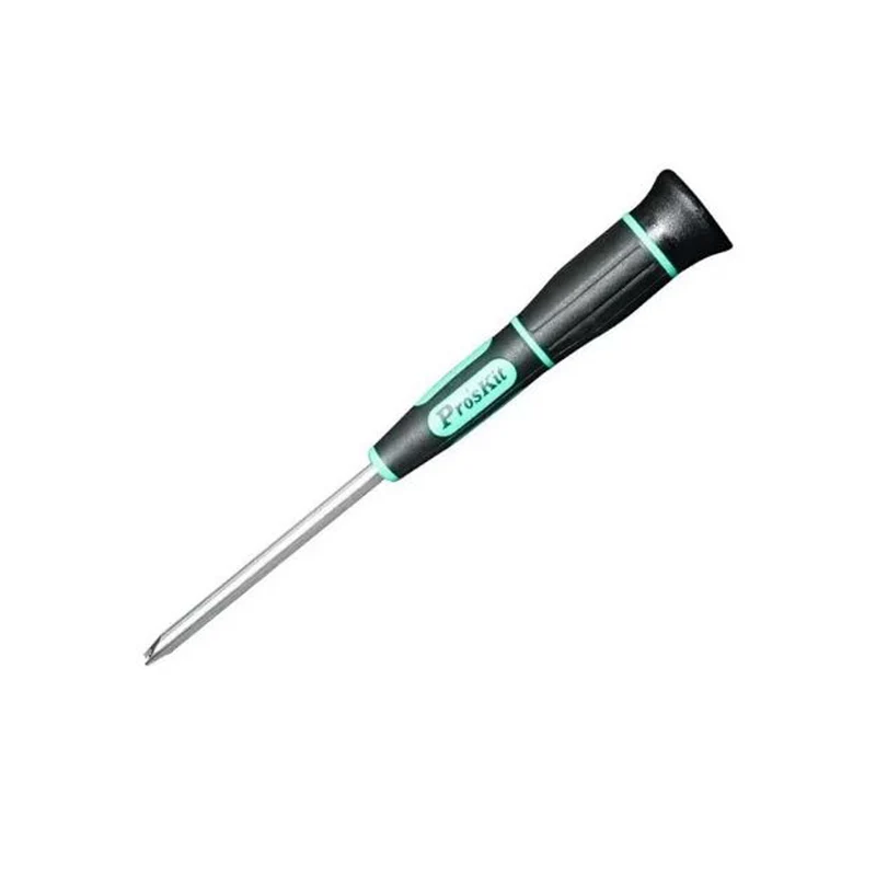 PRO'SKIT Cacciavite singolo a 2 punte 2,3 mm in acciaio cromo placcato antiruggine, giravite con manico isolato