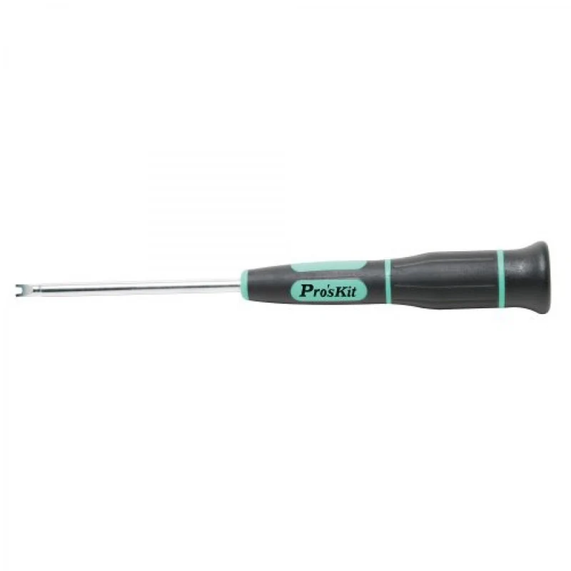 PRO'SKIT Cacciavite singolo a 2 punte 2,3 mm in acciaio cromo placcato antiruggine, giravite con manico isolato
