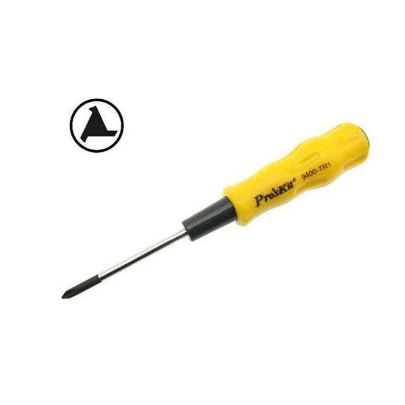 PRO'SKIT Cacciavite precisione Tri wing ad Y con punta in ossido nero ø 3,2MM 3 punte per videogames