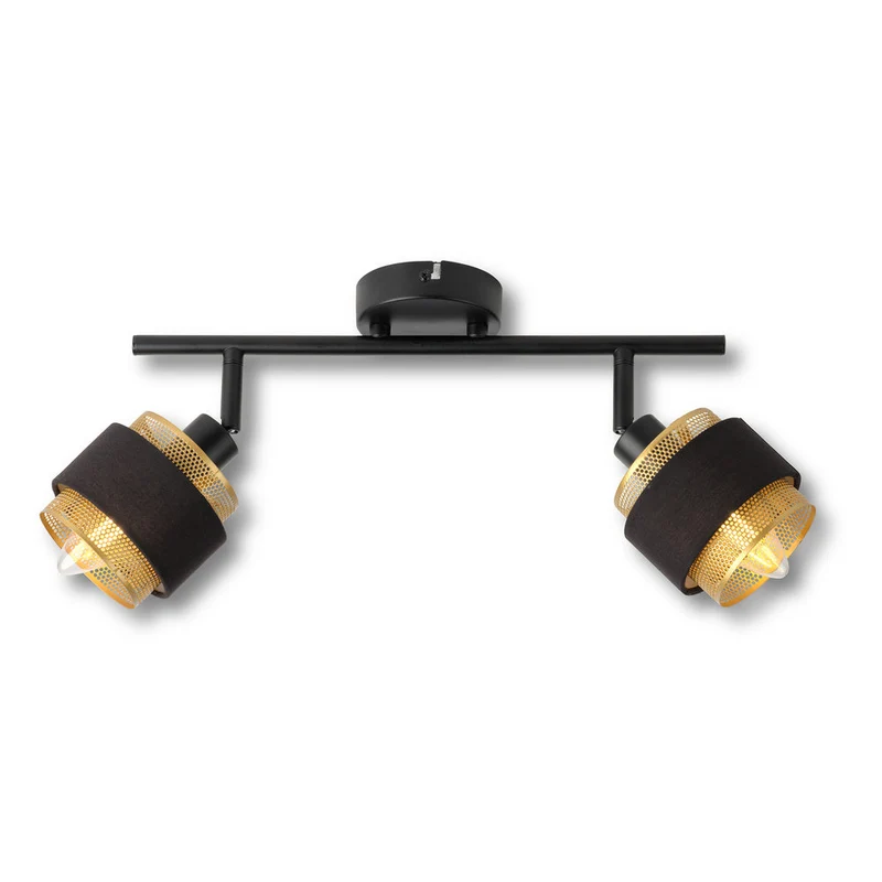 OSRAM DECOR Spot Hornet lampada da soffitto 2X2.8W, E14, 250lm, 2700K, nero