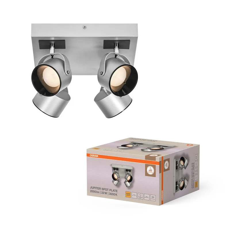 OSRAM DECOR SPOT JUPITER lampada da soffitto, 22W, 750lm, argento