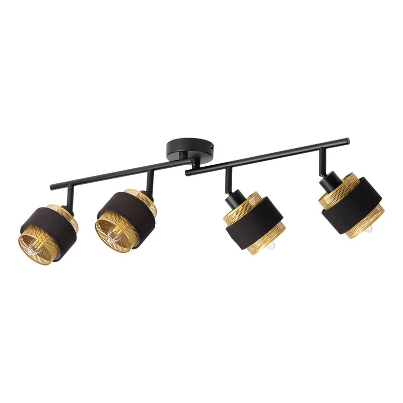 OSRAM DECOR Spot Hornet lampada da soffitto 4X2.8W, E14, 250lm, 2700K, Nero