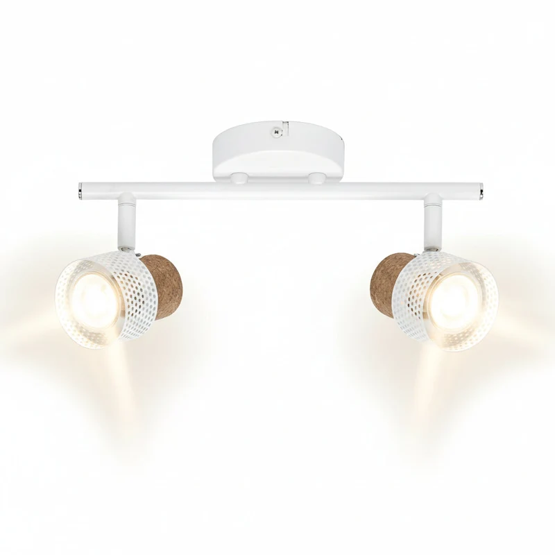 OSRAM DECOR SPOT CORK lampada da soffitto, 2 x 3,4W, 460lm, bianco