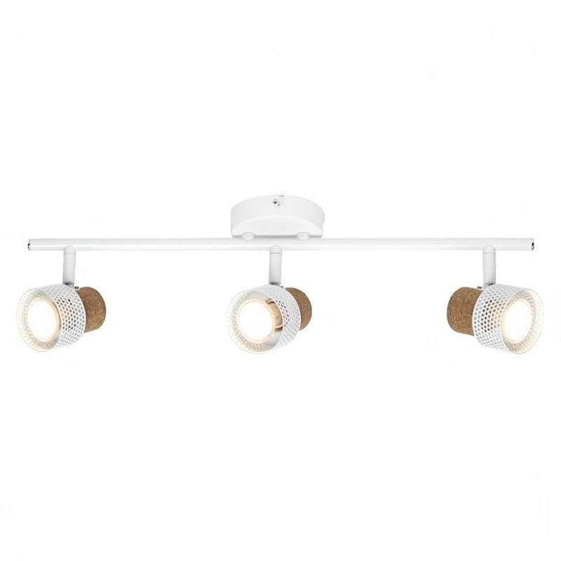 OSRAM DECOR SPOT CORK lampada da soffitto, 3 x 3,4W, 690lm, bianco
