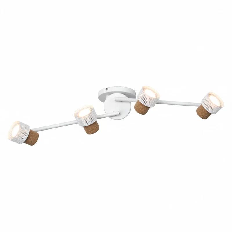 OSRAM DECOR SPOT CORK lampada da soffitto, 4 x 3,4W, 920lm, bianco