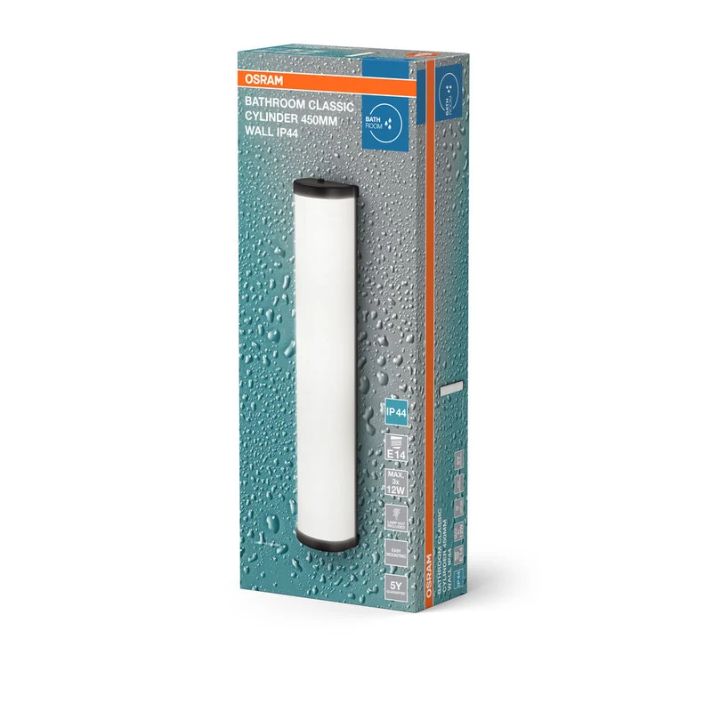OSRAM CLASSIC CYLINDER Applique da bagno 455mm, E14