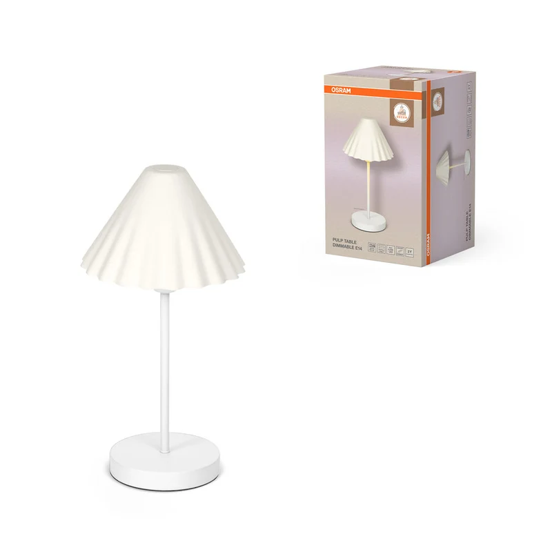 OSRAM DECOR Lampada da tavolo Decor Pulp bianca, E14, dimmerabile