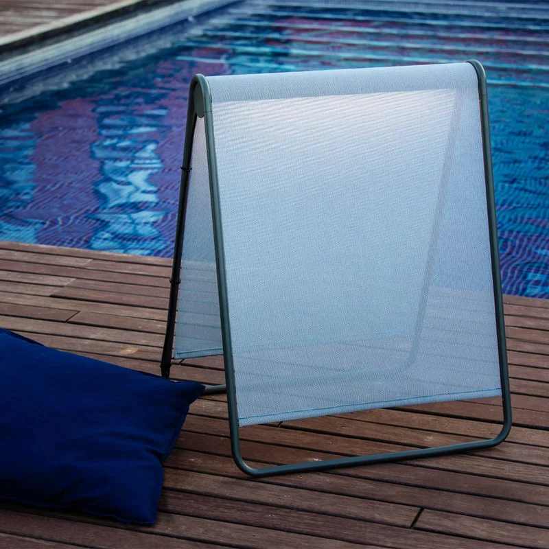 Cadaqués - Lampe d’extérieur LED en acier et textilène, style contemporain