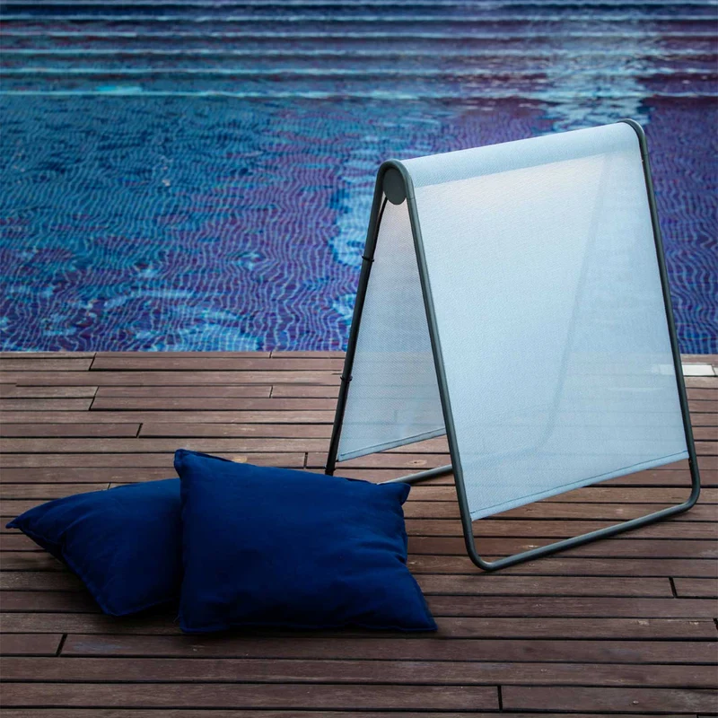 Cadaqués - Lampe d’extérieur LED en acier et textilène, style contemporain