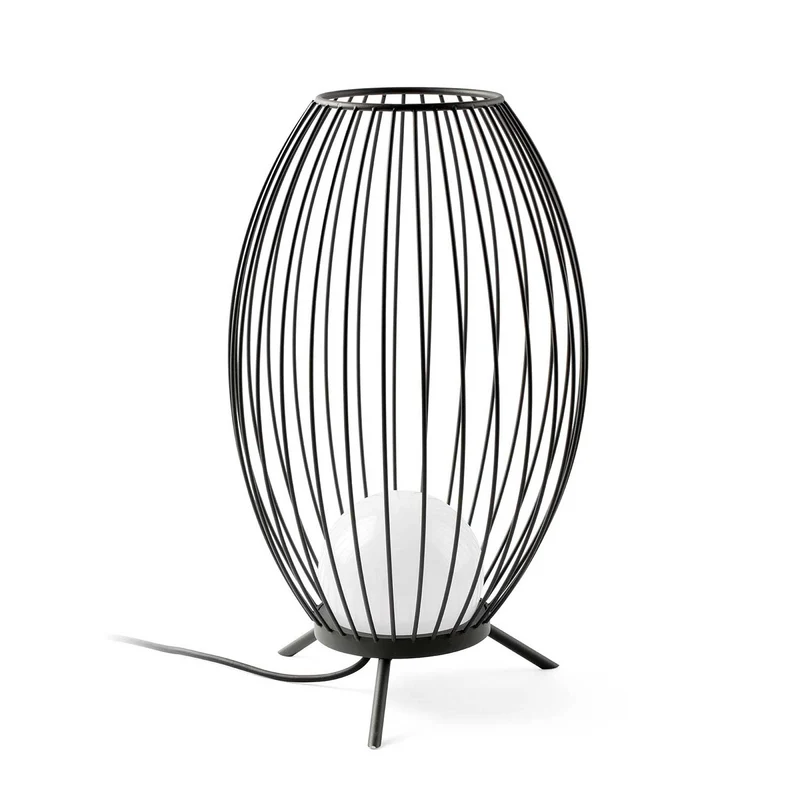 Cage - Lampe d’extérieur LED en aluminium, style contemporain