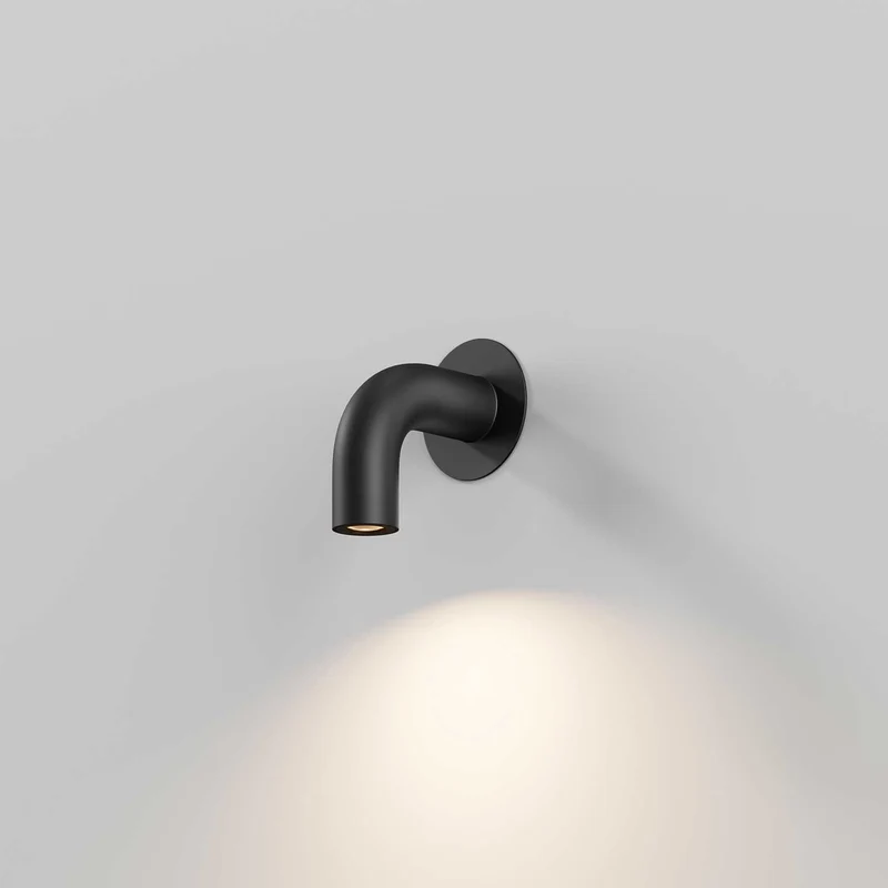 Sleek - Applique murale LED cubique en aluminium, style contemporain