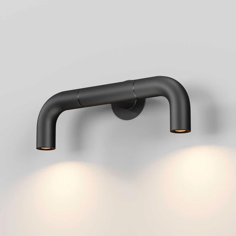 Sleek - Applique murale LED cubique en aluminium, style contemporain
