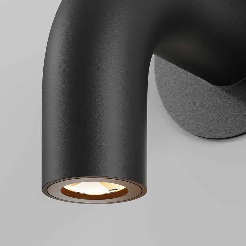 Sleek - Applique murale LED cubique en aluminium, style contemporain