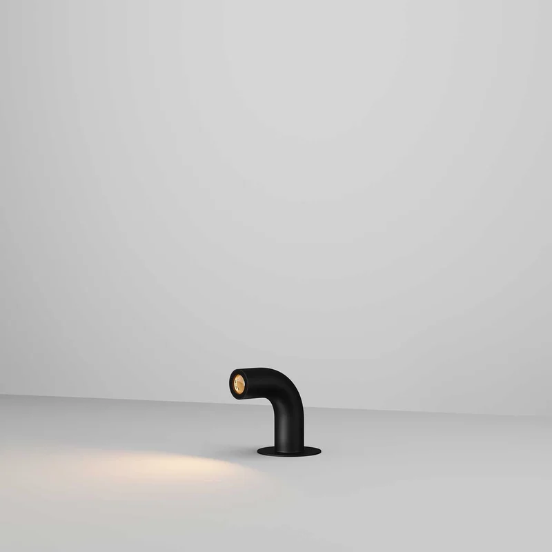 Sleek - Borne LED cubique en aluminium, style contemporain