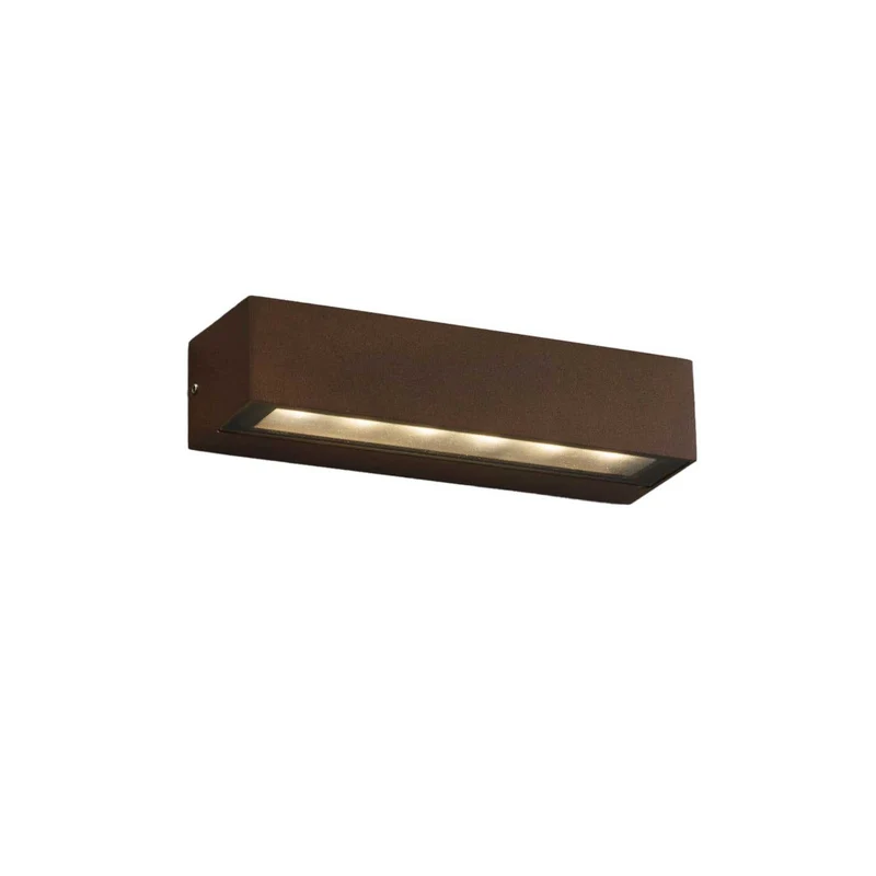 Doro - Applique murale LED d’extérieur en acier, style contemporain
