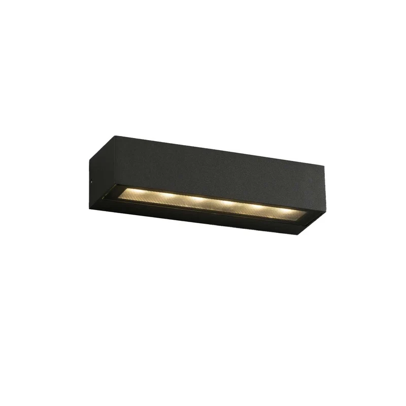 Doro - Applique murale LED d’extérieur en acier, style contemporain