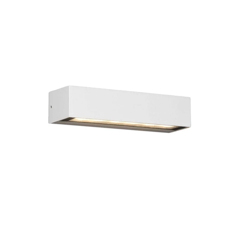 Doro - Applique murale LED d’extérieur en acier, style contemporain