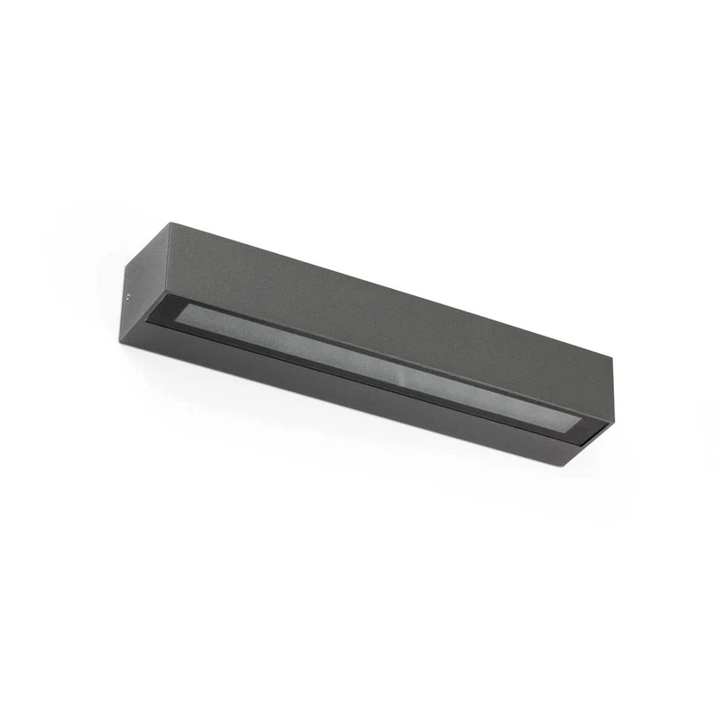 Doro - Applique murale LED d’extérieur en acier, style contemporain