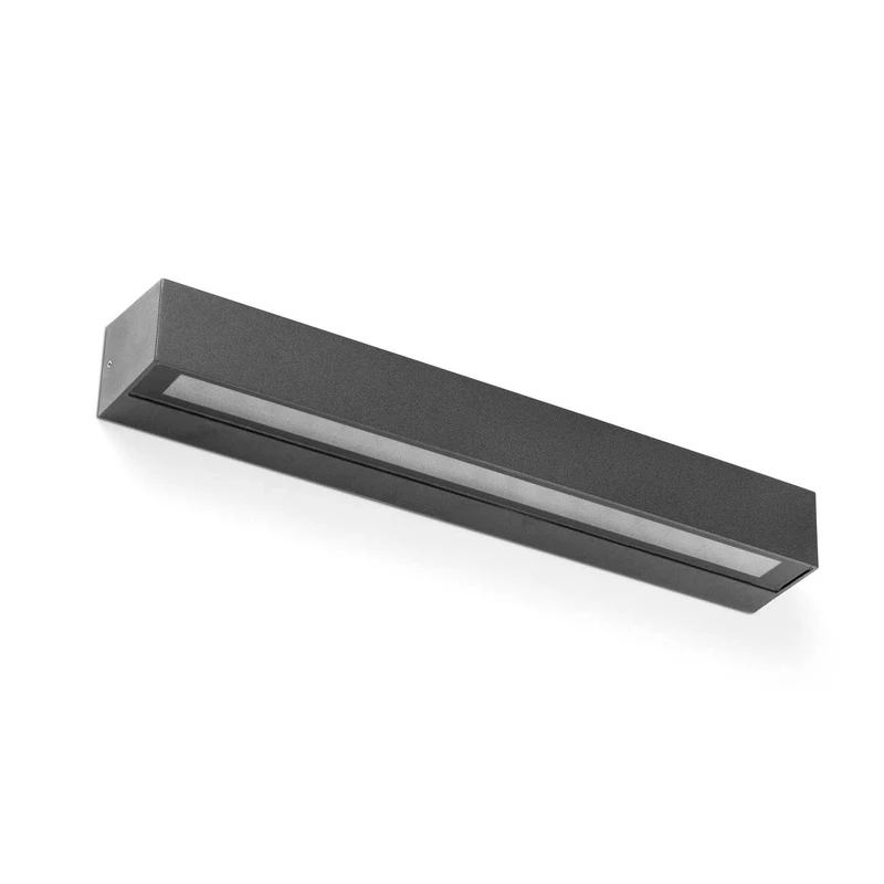 Doro - Applique murale LED d’extérieur en acier, style contemporain