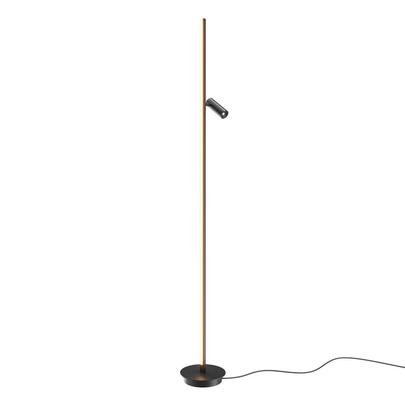 Thin - Lampadaire LED minimaliste en aluminium, style contemporain
